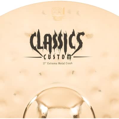 Meinl Classics Custom Crash 17" CC17EMC-B, Extreme Metal - Crash Cymbal image 2