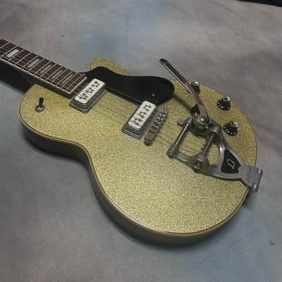 1999 Guild DeArmond M-75T w/Bigsby Champagne Sparkle w/OHSC image 9