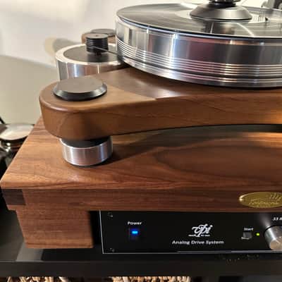 Custom made turntable isolation platform made with Solid walnut wood image 18