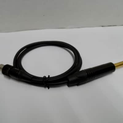 Shure WA305 1/4" Straight TS to TA4F Instrument Cable - 3' 2022 - Present - Black image 2