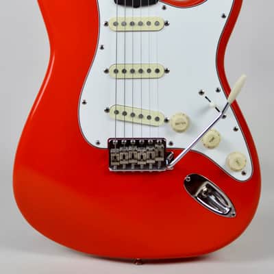 Squier by Fender SST-45 Fiesta Red(FRD) 1983 JV Serial FujiGen MIJ Stratocaster, SQ-4 Alnico PU image 3