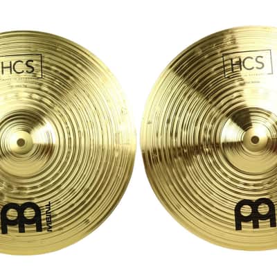 Meinl 14" HCS Hi-Hat Cymbals pre-owned 805/1075 grams - LOCAL PICKUP best MIG image 2