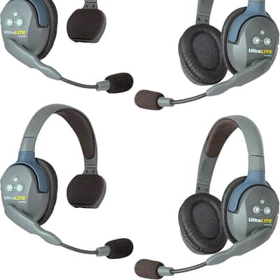 Mint Eartec UL422 UltraLITE Full Duplex Wireless Intercom 2 Way Communication System image 2