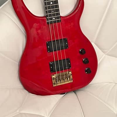 Modulus -custom neck-thru, short scale - Trans-red image 12
