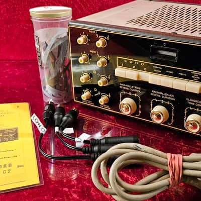 Dynacord Echocord S62 Tube Tape Echo Delay Preamp + Pedal FR2+ Switch FS2 TOP image 16