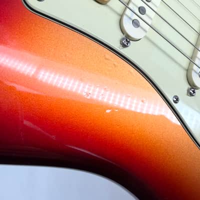 2010 Fender American Deluxe Stratocaster – Sunset Metallic image 19