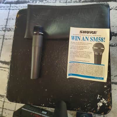 Shure SM57 Cardioid Dynamic Microphone 1984 - Present - Black image 2