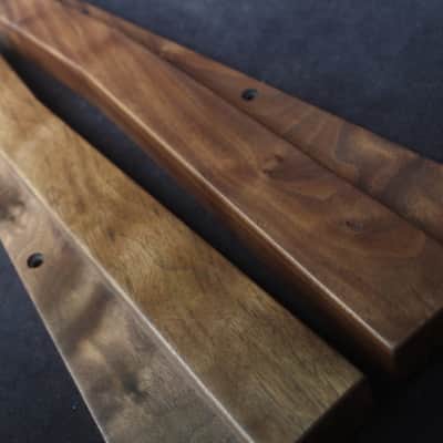 Oberheim  Matrix 6  walnut wood side panels image 3