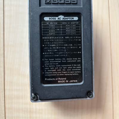 Boss CS-2 Compression Sustainer (Black Label) 1981 - 1989 - Blue image 2