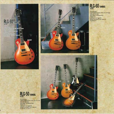 Burny RLG 90 late 80s - Cherry Sunburst image 10