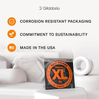 D'Addario XL Half-Round Electric Guitar Strings | 09-42 (Super Light) image 4