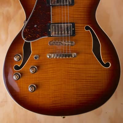 Ibanez AS93FML-VLS Left-Handed Semi-Hollow Electric Guitar in Violin Sunburst image 1
