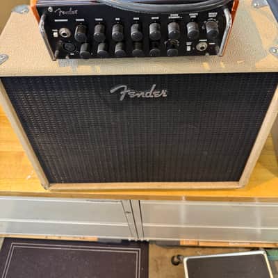 Fender Acoustasonic Ultralight 2-Channel 2 x 125-Watt Acoustic Guitar Amp Head 2006 - 2010 - Natural Maple image 3