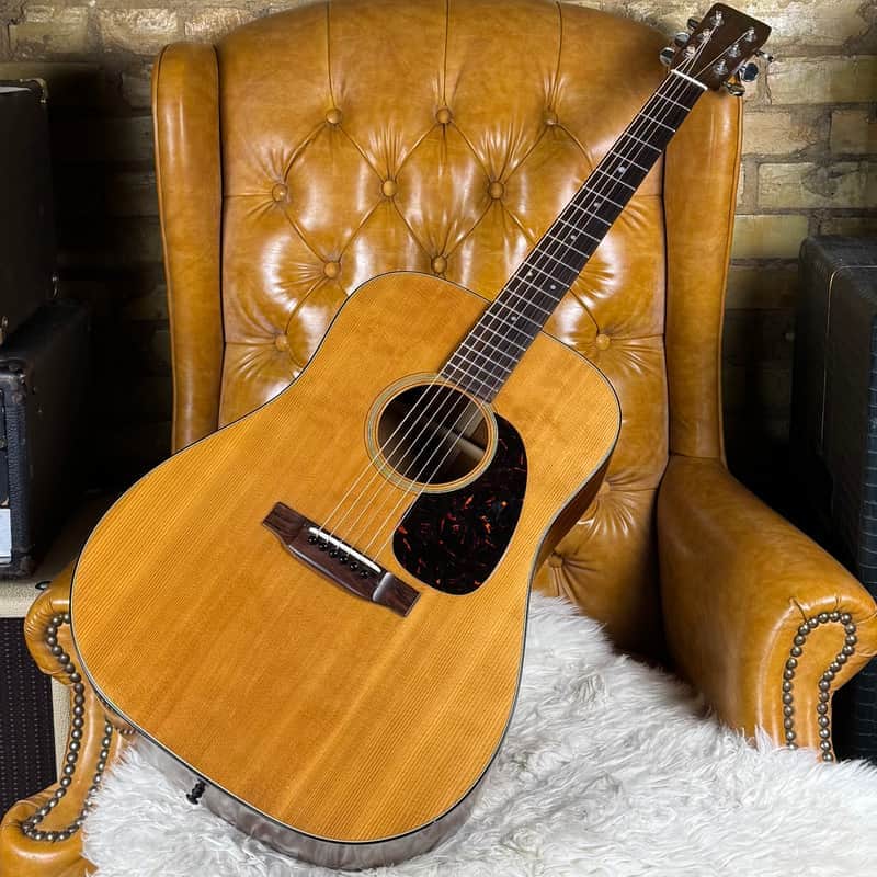1966 Martin D18 Natural Vintage Spruce / Mahogany Acoustic Guitar W/ Case! Absolute Canon!! image 1