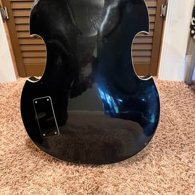 Univox Scroll Headstock Violin Beatle Bass MIJ image 11