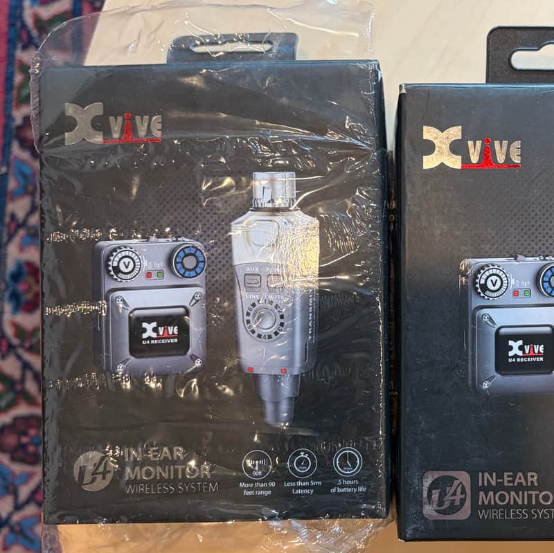 Xvive U4 Wireless In-Ear Monitor System 2019 - 2020 - Black image 1
