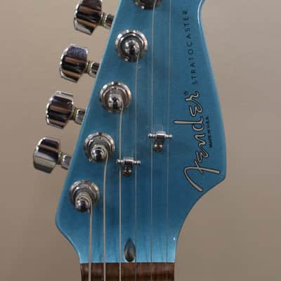 Fender 1996 - 50th Anniversary American Stratocaster - Painted Headstock LP Blue image 3