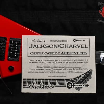 Jackson USA Custom Shop JCF Robbin Crosby Signature “Big Red” KV-1 King V Double Rhoads Red 2004 w/OHSC image 15