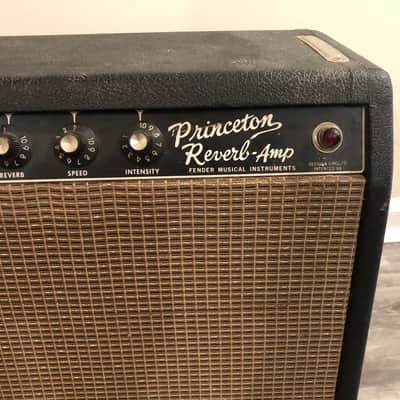Vintage Fender Princeton Reverb 1965 Blackface image 2