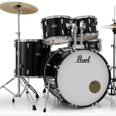 Pearl Roadshow 5-Piece Shell Pack - 22" Bass Drum JET BLACK image 1