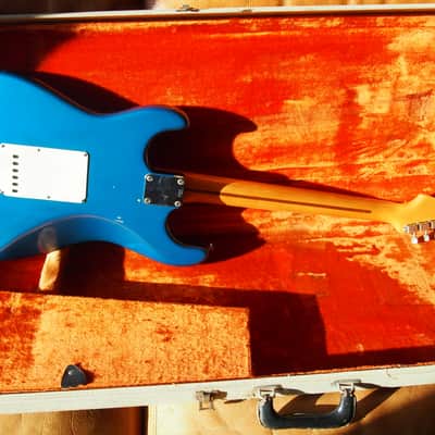1954 Fender Stratocaster - Lake Placid Blue factory refin + HSC image 11