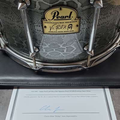 VINNIE PAUL'S PROTOTYPE Pearl Pantera Signature Snare Drum - 1 of