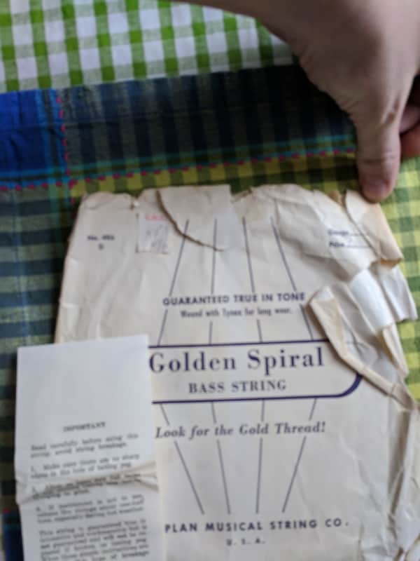 Kaplan Golden Spiral Gut Strings for Double Bass | Reverb