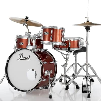 Pearl Roadshow Drum Set 4-Piece Complete Kit with Cymbals and Stands (RS584C/C749) - Burnt Orange Sparkle image 2
