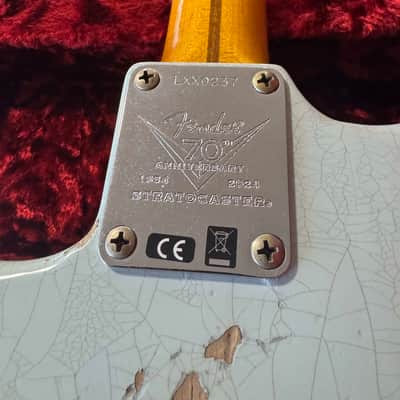 Fender CUSTOM SHOP LIMITED EDITION 1954 RELIC STRATOCASTER 2024 - AGED SONIC BLUE image 10