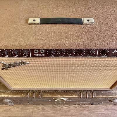 Fender Super Brown panel amplifier 1963 - Brown image 5