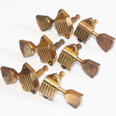 Aged Gibson Les Paul Custom Gold Kluson Waffleback Tuners Waffle Back image 4