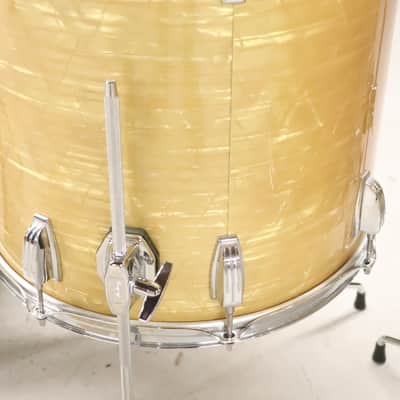 Ludwig USA Legacy Mahogany 4pc Butterscotch Pearl Drum Kit Set 24/18/16/13" image 17