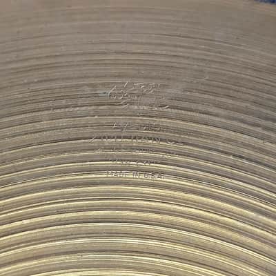 Used Vintage Zildjian A Hi Hat Cymbals 14" - Good image 3
