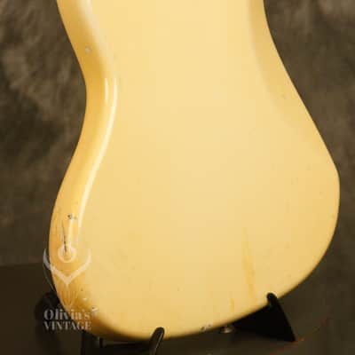 original 1964 Fender JAZZMASTER Olympic White w/matching headstock image 12