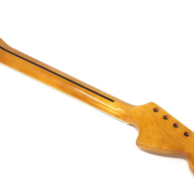 Brio Left Handed Binded Maple Rosewood Fingerboard S-Style Neck w Block Inlays - Poly image 5