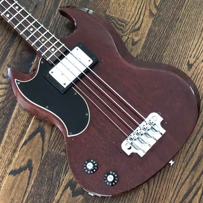 Gibson Left Handed EB-0 1971 Cherry Red with Gibson Gig Bag image 1