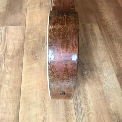Harp Guitar Antique RARE Harp Guitar 1920s Brown image 10