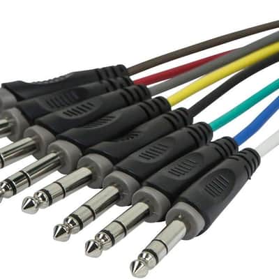 8-Channel 1/4-Inch TRS Male to 1/4-Inch TRS Male Snake Cable - 3 Feet, 26AWG, 8 Balanced Mono and Unbalanced Stereo Lines image 4