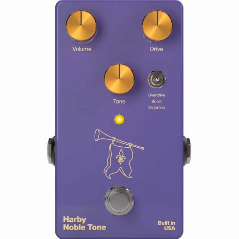 Harby Pedals Noble Tone Overdrive / Boost / Distortion Pedal image 1