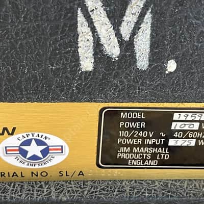 1979 Marshall - 1959 Super Lead - 100 Watt - ID 3443 image 13