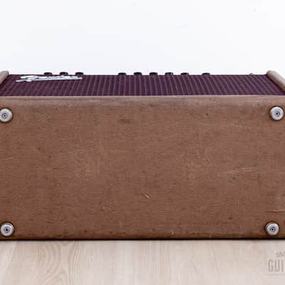 1961 Fender Super Vintage Tube Amp Pre-CBS Brown Panel 2x10 Jensen Vibranto, 6G4 image 7