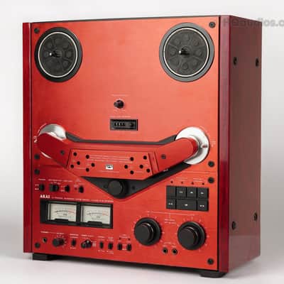 Akai GX-635D Reel-to-Reel Tape Deck Custom Red - Restored - 1 Year Warranty image 6