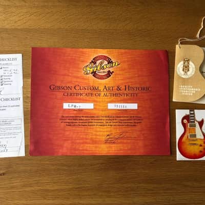 Gibson  Historic Custom Shop LPR-7 Les Paul ‘57 Reissue  black image 4