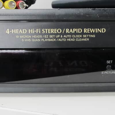 Sharp VC-H992 Hi-Fi Stereo VCR w Remote (S-VHS Compatible) image 3