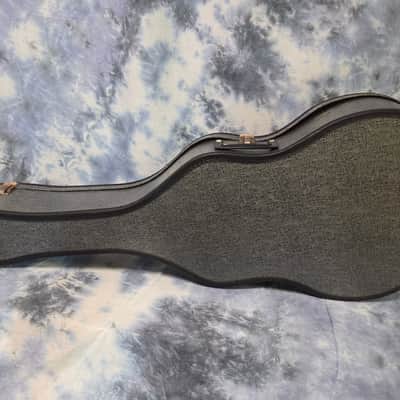 Vintage RARE 1960's Unbranded Airline Silvertone Gray 15 1/2 x 38 1/2 Inch Soft Shell Guitar Case image 4