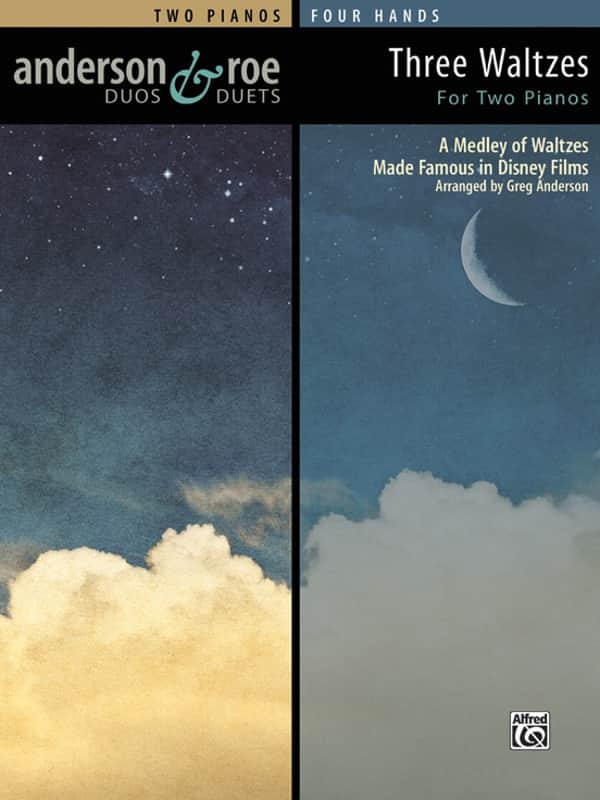 Three Waltzes for Two Pianos 2P4H Book image 1