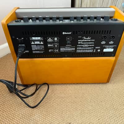 Fender Acoustic 100 2-Channel 100-Watt 1x8" Acoustic Guitar Amp 2017 - Present - Natural Blonde image 3
