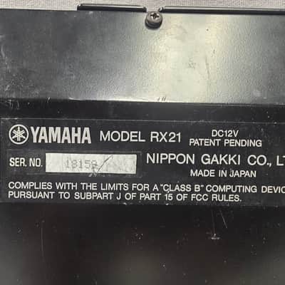 Yamaha RX-21 Drum Machine image 3