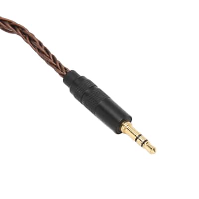 4.4mm Balanced Female to 3.5mm Stereo Male Adapter Cable, Gold Plated Connectors, Portable Headphone Convert Cable for Mixer Guitar Piano Amplifier Speaker (Antique Bronze) image 7