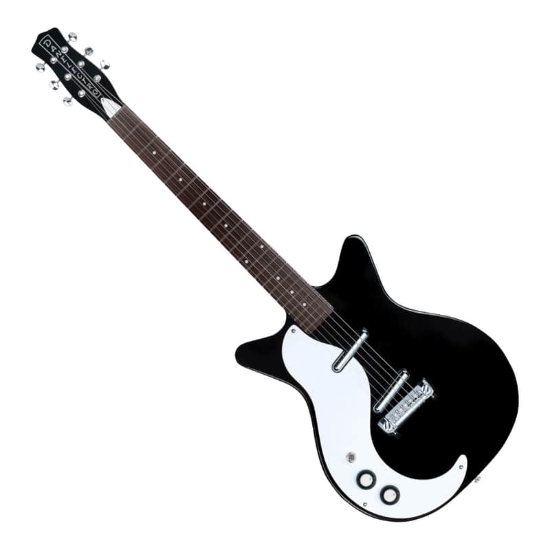 Danelectro 59 Mod NOS+ Lefty Electric Guitar, Black image 1